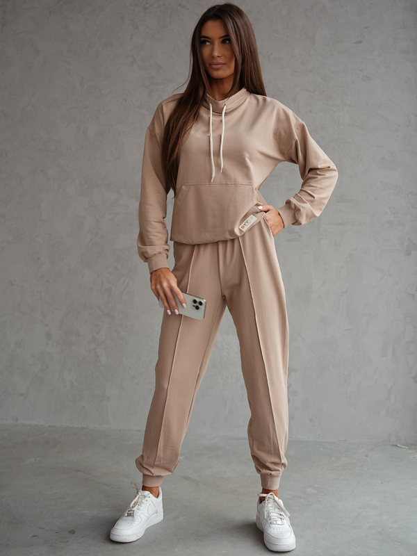 Dámsky dvojdielny komplet béžový Bolf 82162