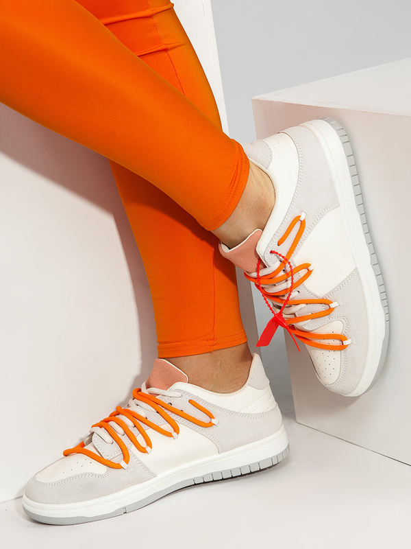 Oranžové dámske sneakers tenisky Bolf SN1002