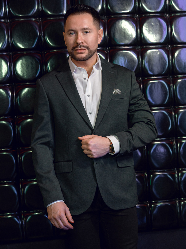 Pánske casual sako zelené Bolf 24401-1