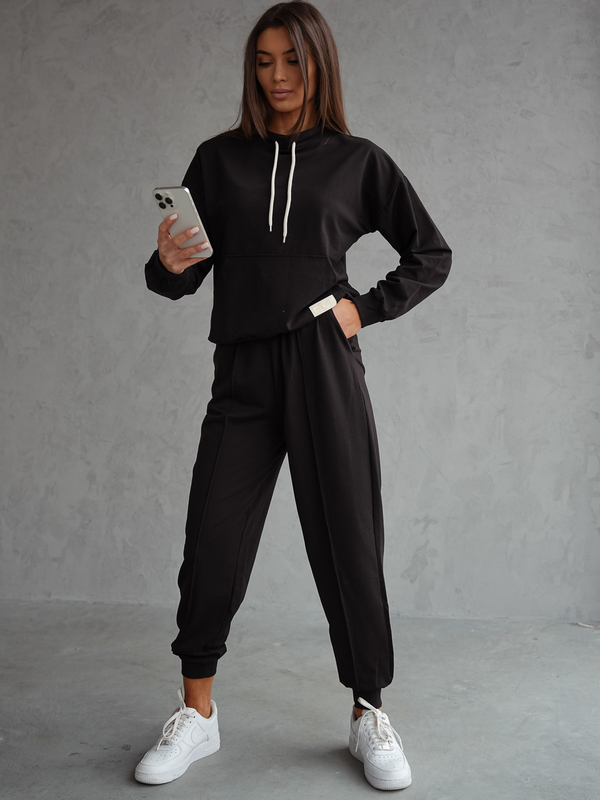 Dámsky dvojdielny komplet čierny Bolf 82162