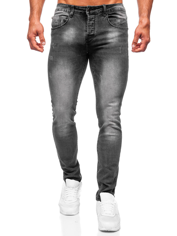 Čierne pánske slim fit rifle Bolf MP0056G