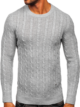 Sivý pánsky pulóver Bolf MM6021