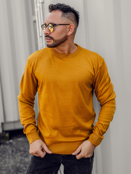 Kamelový pánsky sveter Bolf GFC01