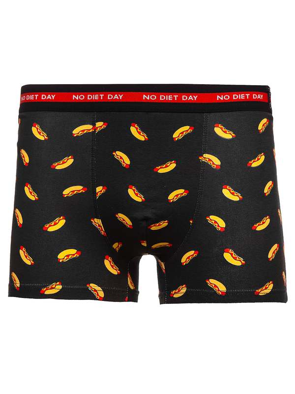 Čierne pánské boxerky Bolf 1BE744