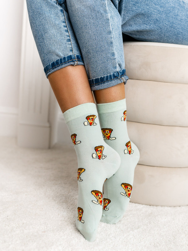 Mentolové dámske ponožky Bolf WQ7625-3