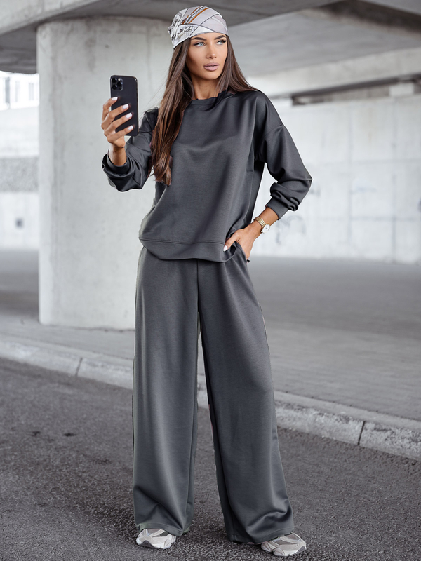 Dámsky dvojdielny komplet grafitový Bolf 821111