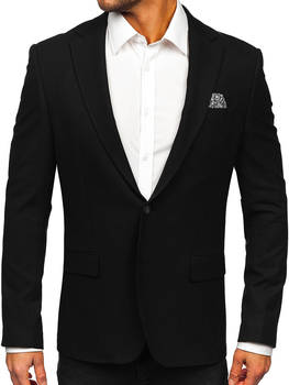 Čierne pánske elegantné sako Bolf 24400