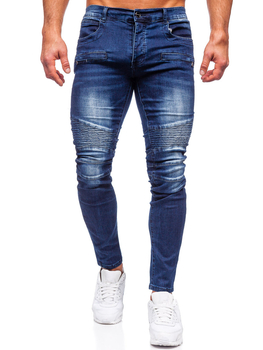 Modré pánske rifle slim fit Bolf MP0029B