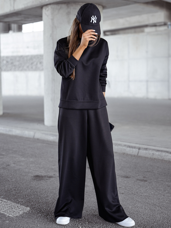 Dámsky dvojdielny komplet čierny Bolf 821111