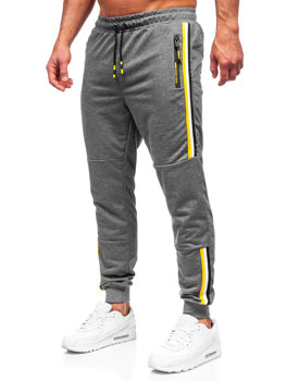 Antracitové pánske jogger nohavice Bolf K10336