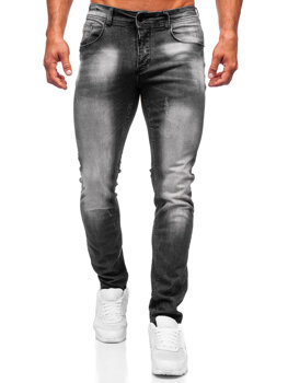 Čierne pánske slim fit rifle Bolf MP0001N