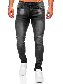 Čierne pánske slim fit rifle Bolf MP0066N