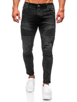 Čierne pánske slim fit rifle Bolf TF274