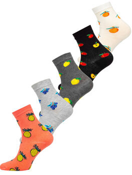 Dámske ponožky-mix farieb Bolf WQ7638-5P 5 PACK