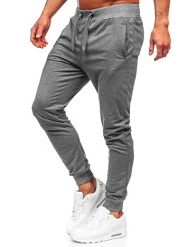 Grafitové pánske jogger nohavice Bolf 68K10001