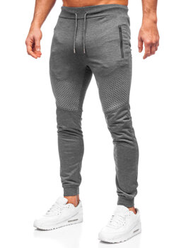 Grafitové pánske jogger nohavice Bolf HW2351