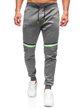 Grafitové pánske jogger nohavice Bolf K10276