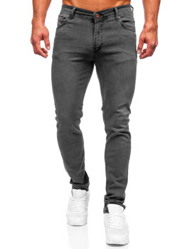 Grafitové pánske slim fit rifle Bolf 6220