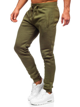 Khaki pánske jogger nohavice Bolf XW01-A