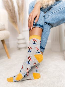 Sivé dámske ponožky Bolf WQ7634-1