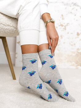 Sivé dámske ponožky Bolf WQ7638-2