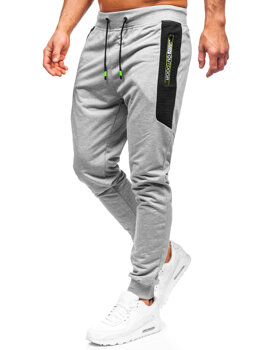 Sivé pánske jogger nohavice Bolf K10223