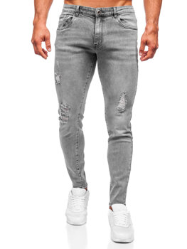 Sivé pánske slim fit rifle Bolf KX759-C