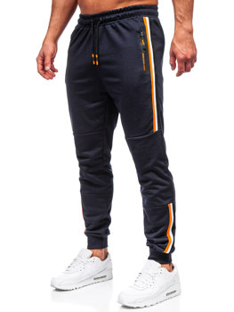 Tmavomodré pánske jogger nohavice Bolf K10336